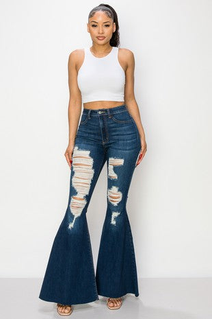 Sexy bell cheap bottom jeans